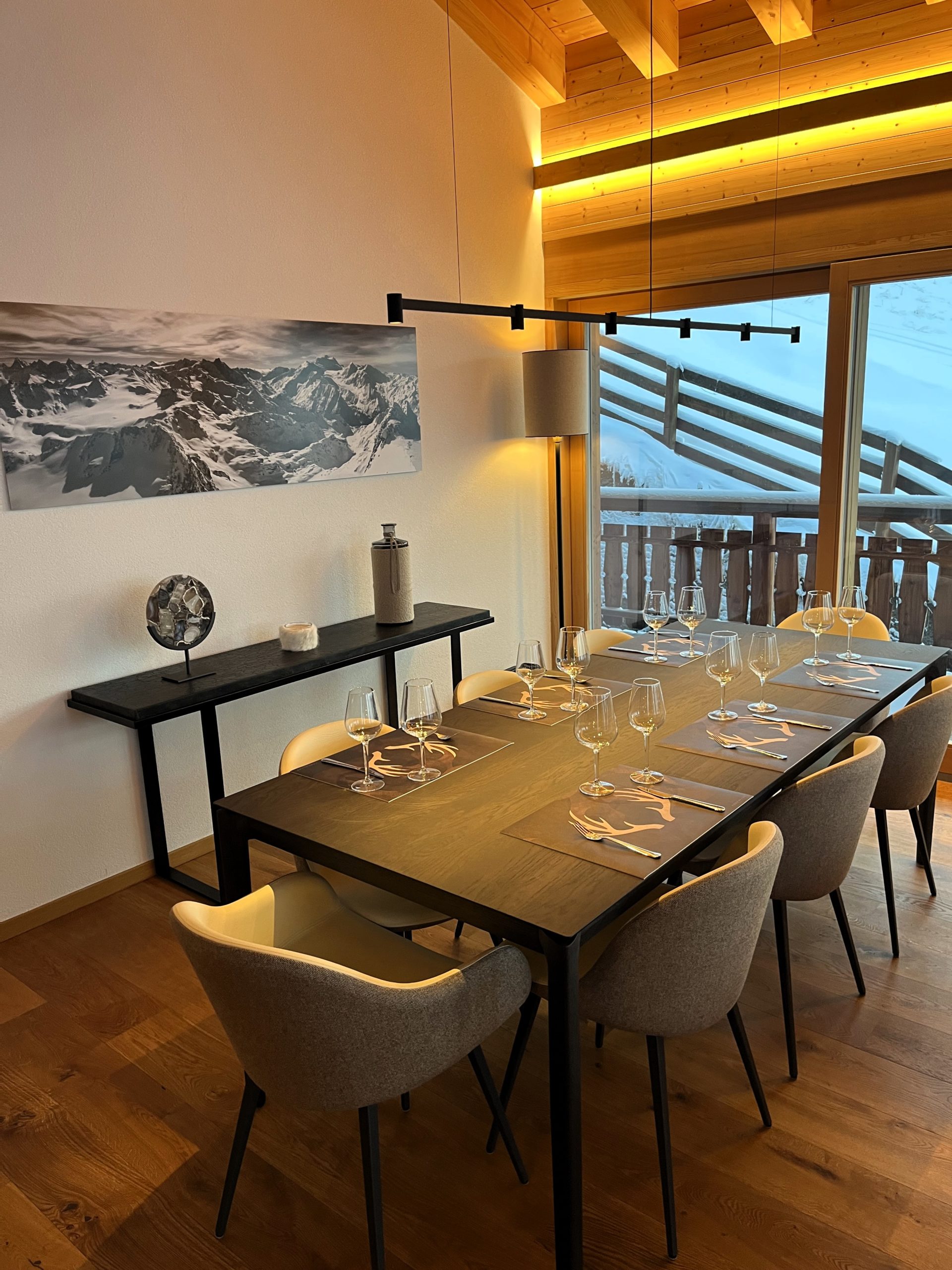 Projet d'aménagement et de décoration d'appartement de montagne Haute -Nendaz - Master Bedroom