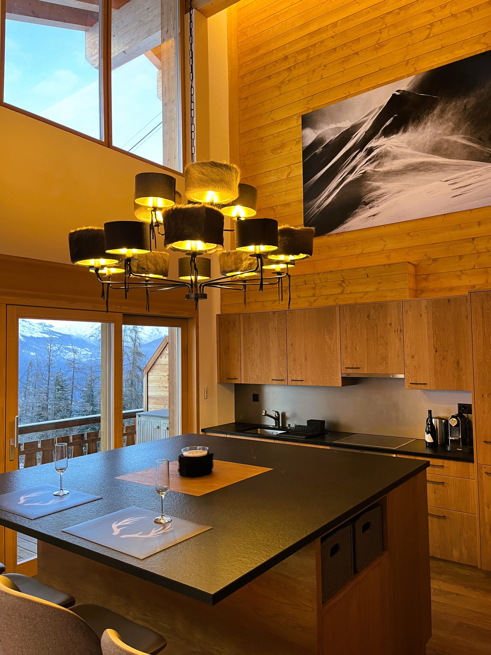 Projet d'aménagement et de décoration d'appartement de montagne Haute -Nendaz - Salle de bain