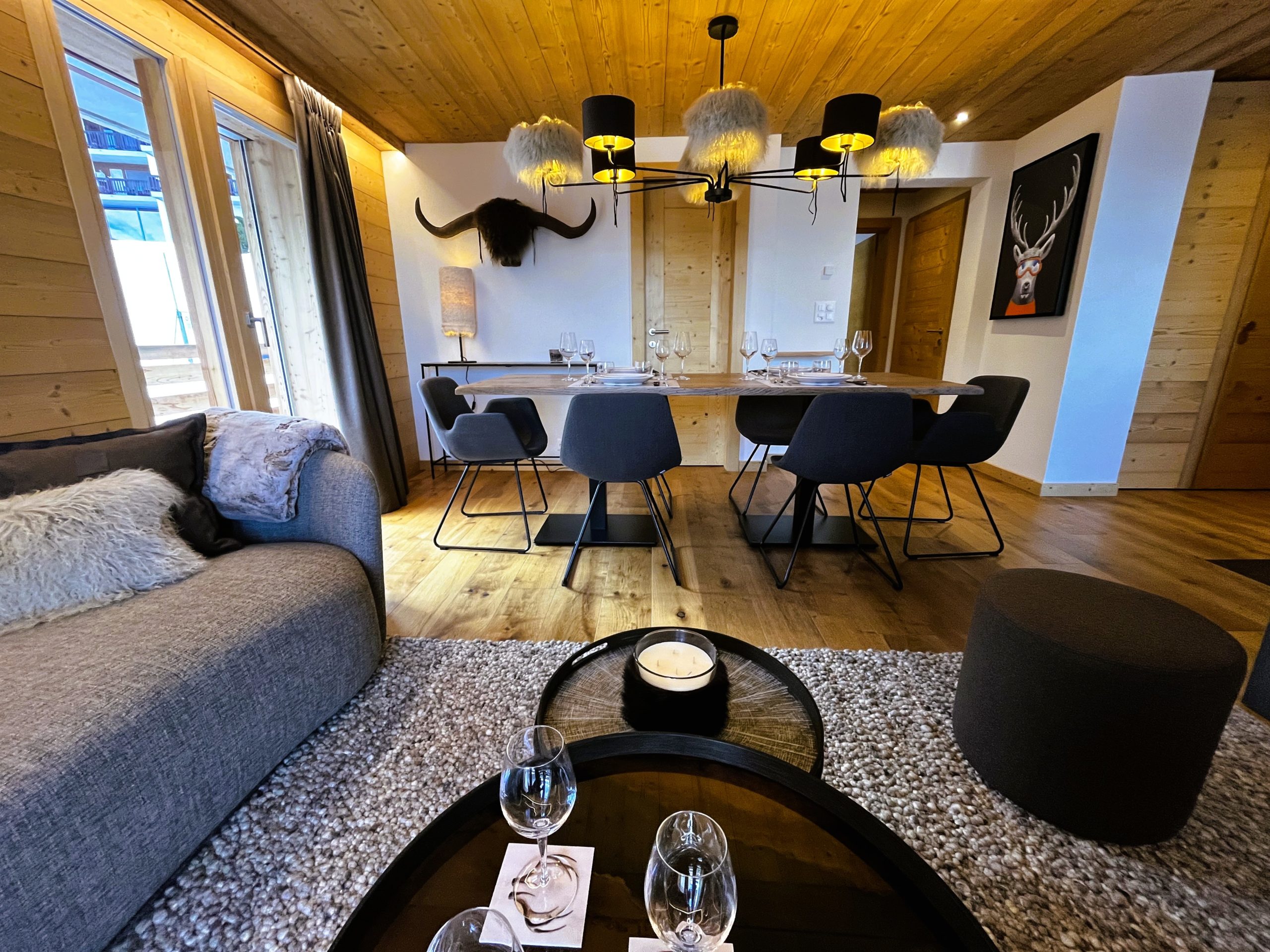 Projet d'aménagement et de décoration d'appartement de montagne Haute -Nendaz - Salle de bain