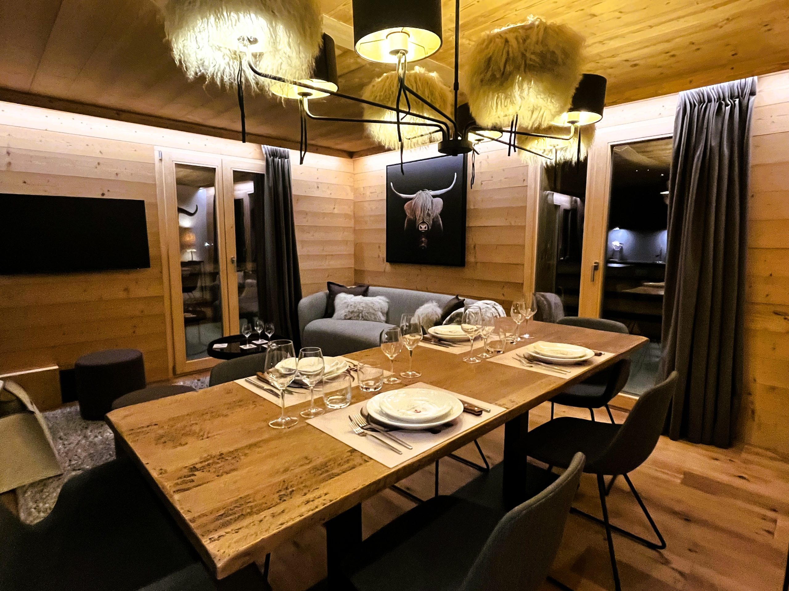 Projet d'aménagement et de décoration d'appartement de montagne Haute -Nendaz - Espace de vie